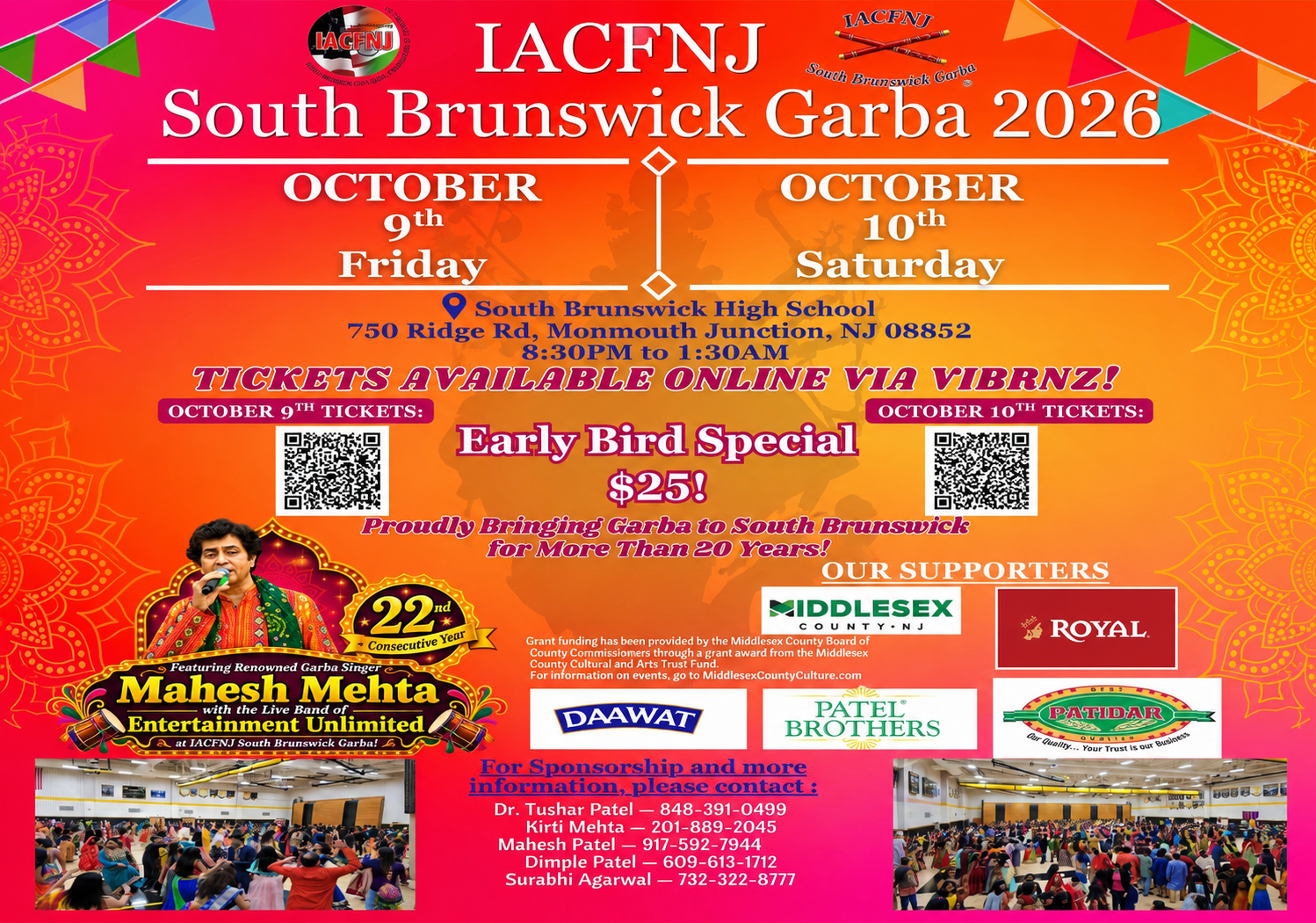 South Brunswick Garba 2026